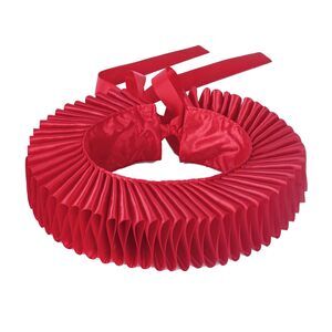 1567 Clown Collar,jester Neck Ruffle Collar,satin Detachable